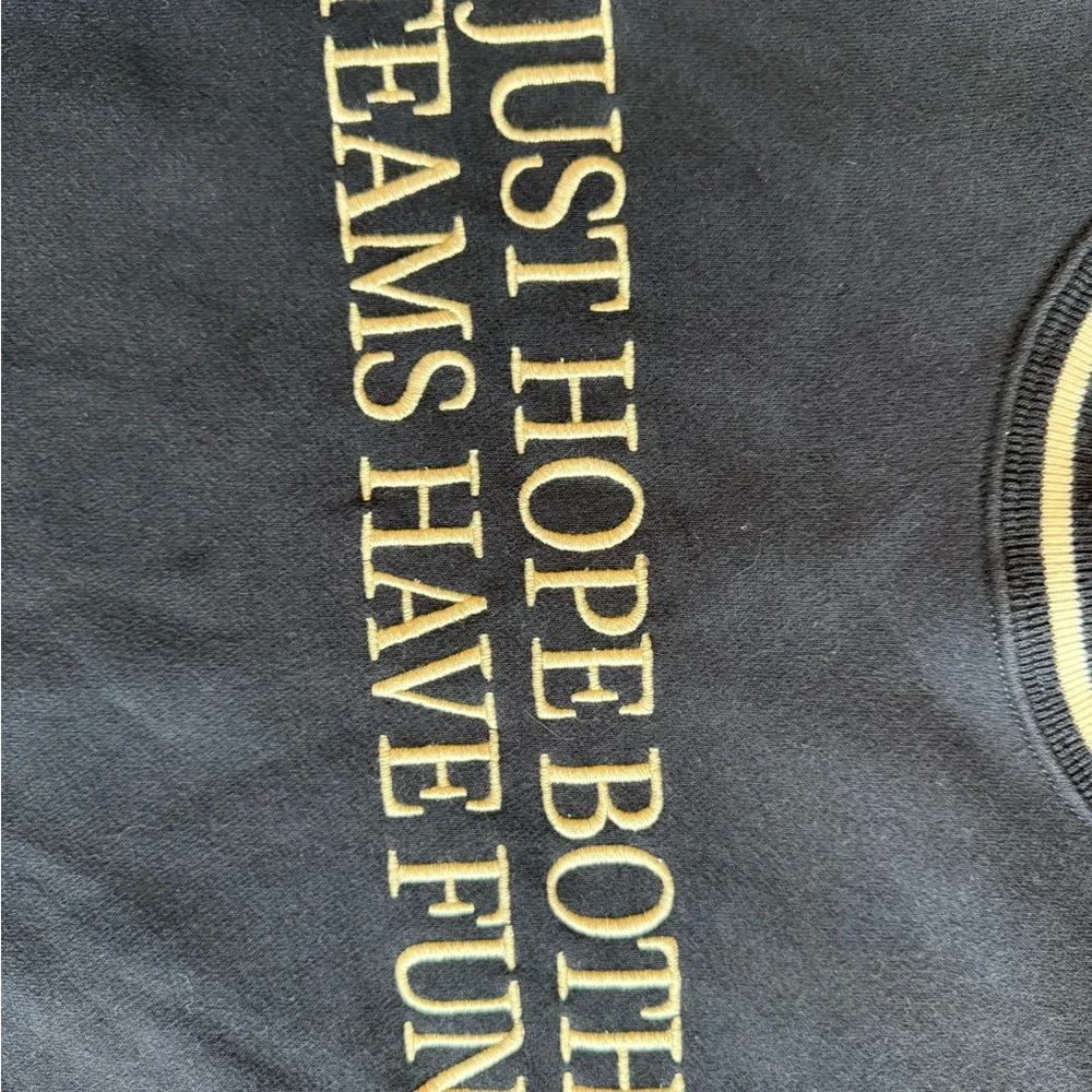 Abercrombie navy vintage Sunday sweatshirt teams go sports Super Bowl oversized - Picture 5 of 6
